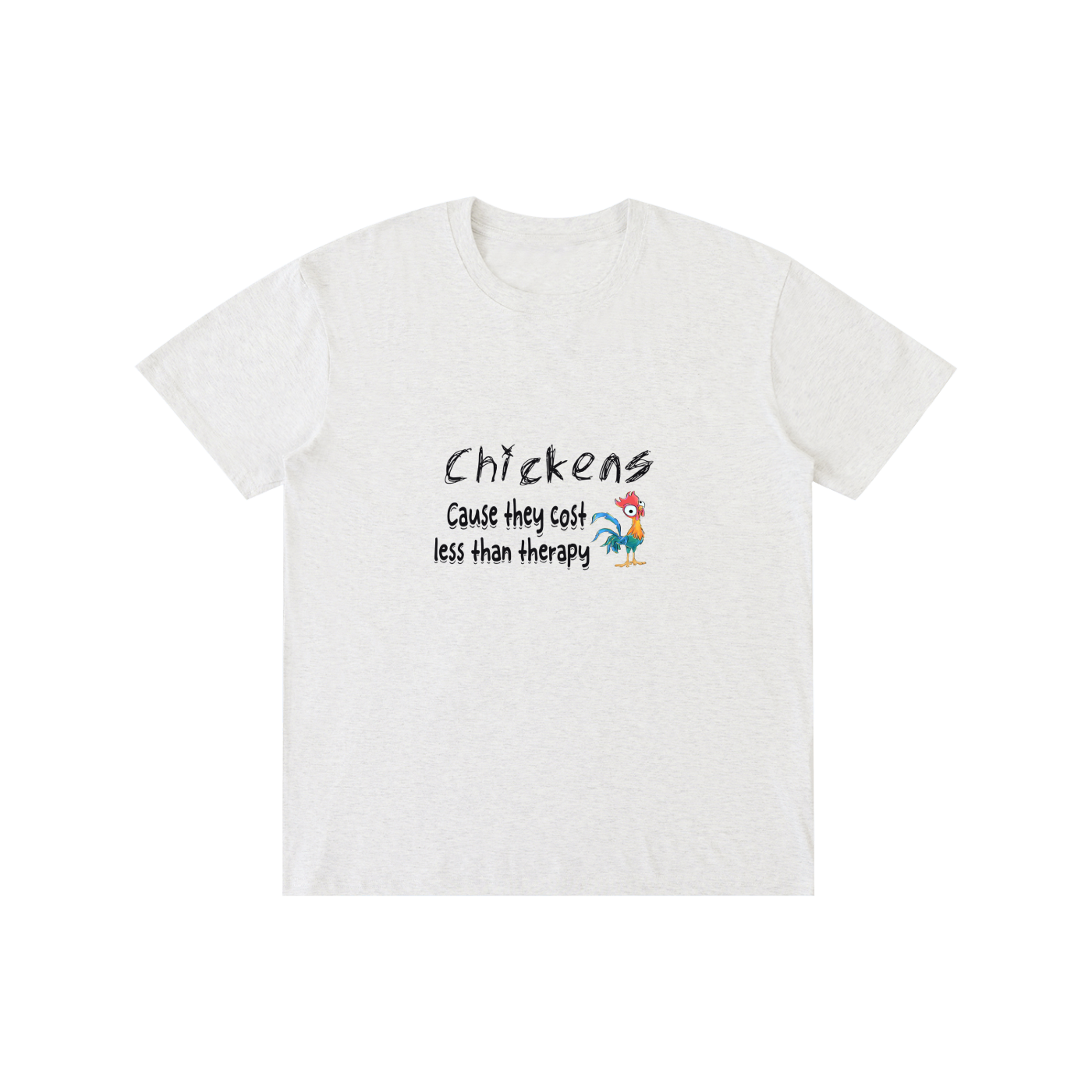 Pure Cotton Unisex T-Shirt funny chicken tshirt