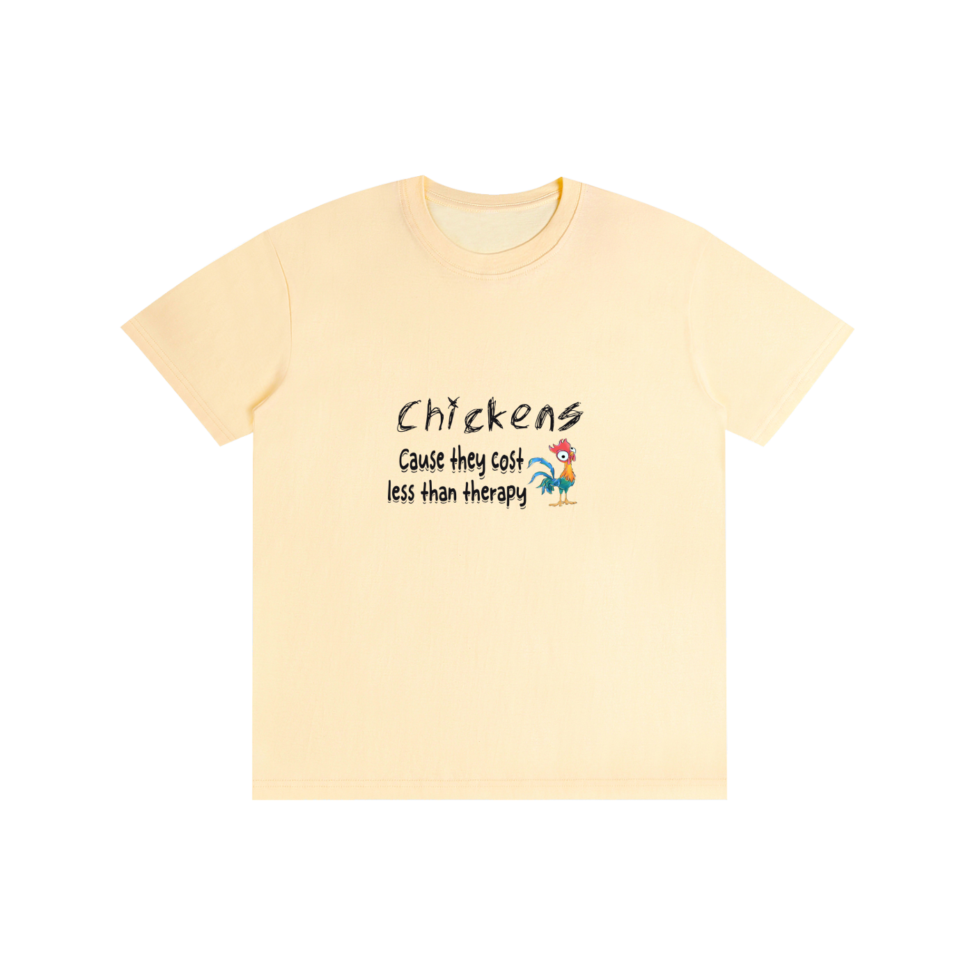 Pure Cotton Unisex T-Shirt funny chicken tshirt