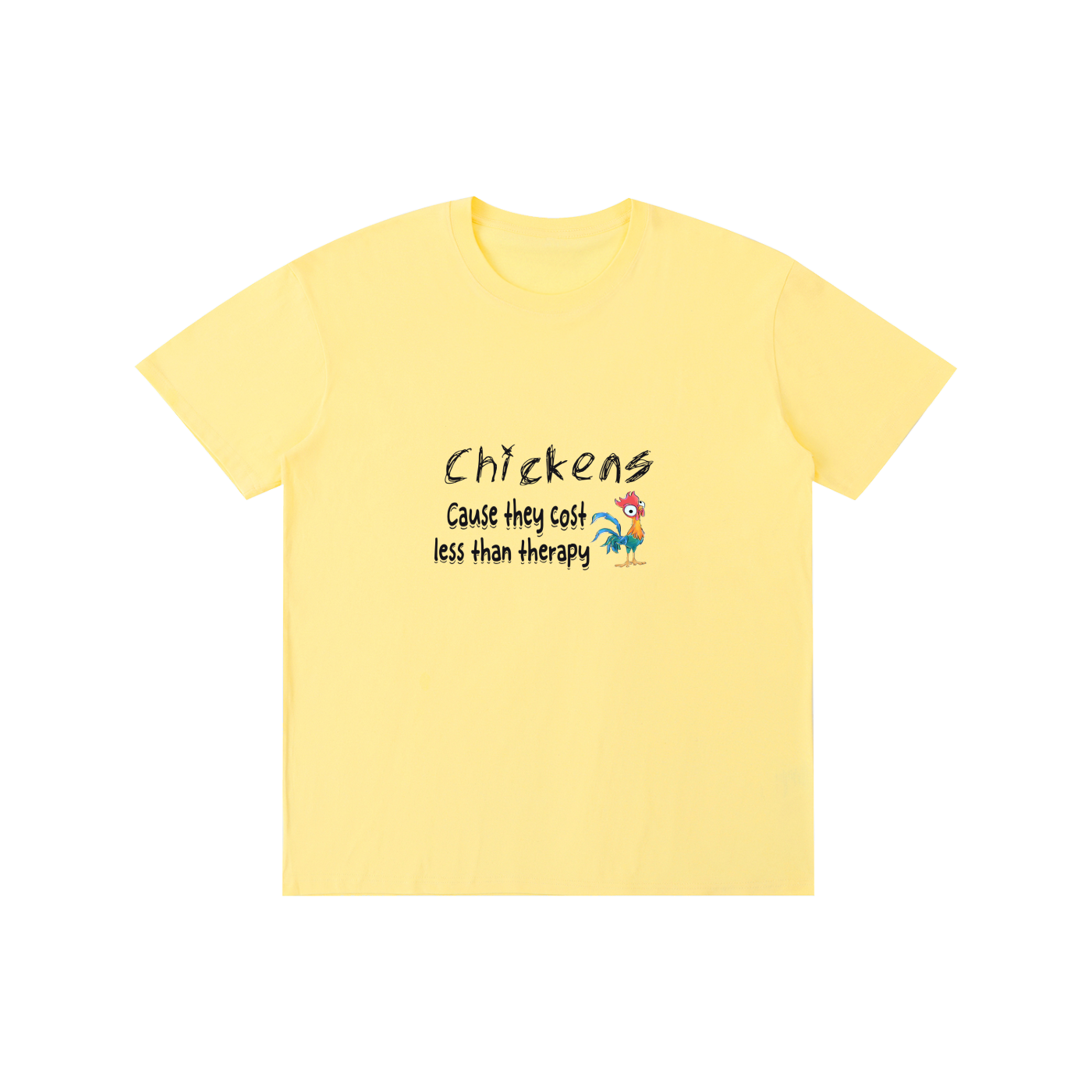 Pure Cotton Unisex T-Shirt funny chicken tshirt