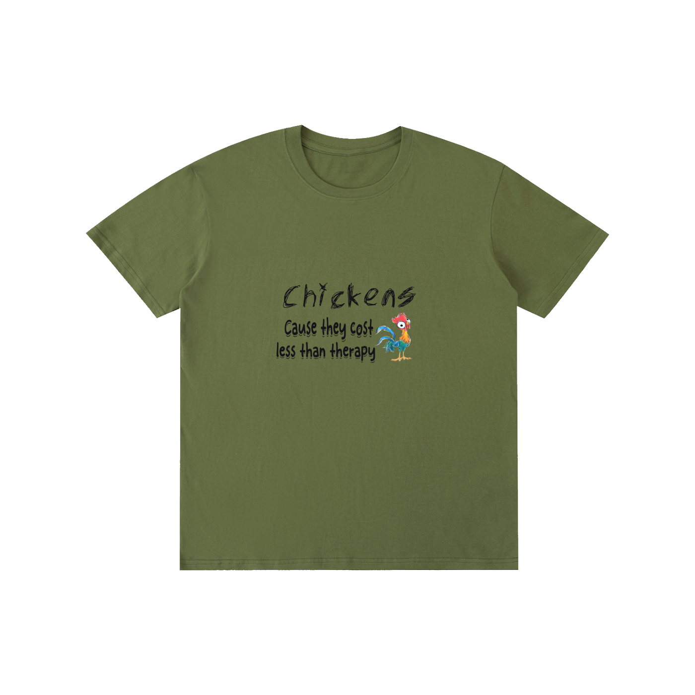 Pure Cotton Unisex T-Shirt funny chicken tshirt