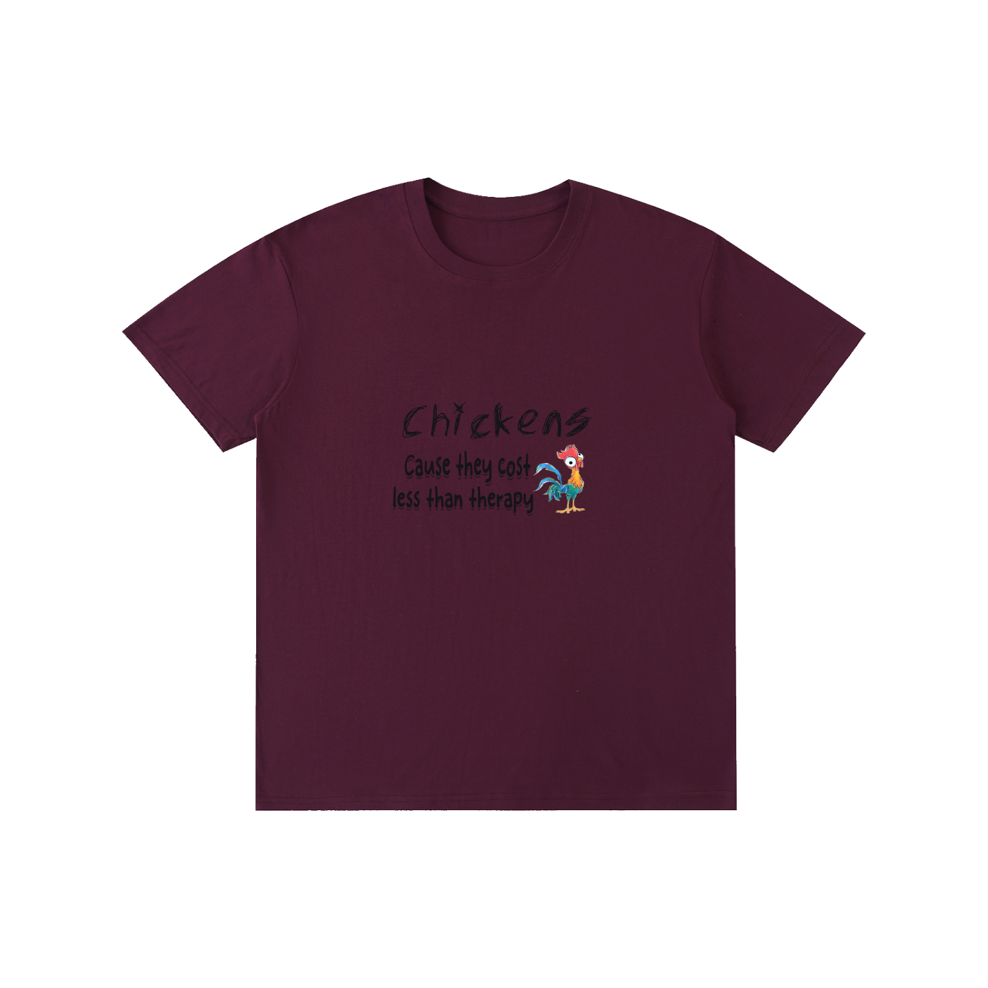 Pure Cotton Unisex T-Shirt funny chicken tshirt