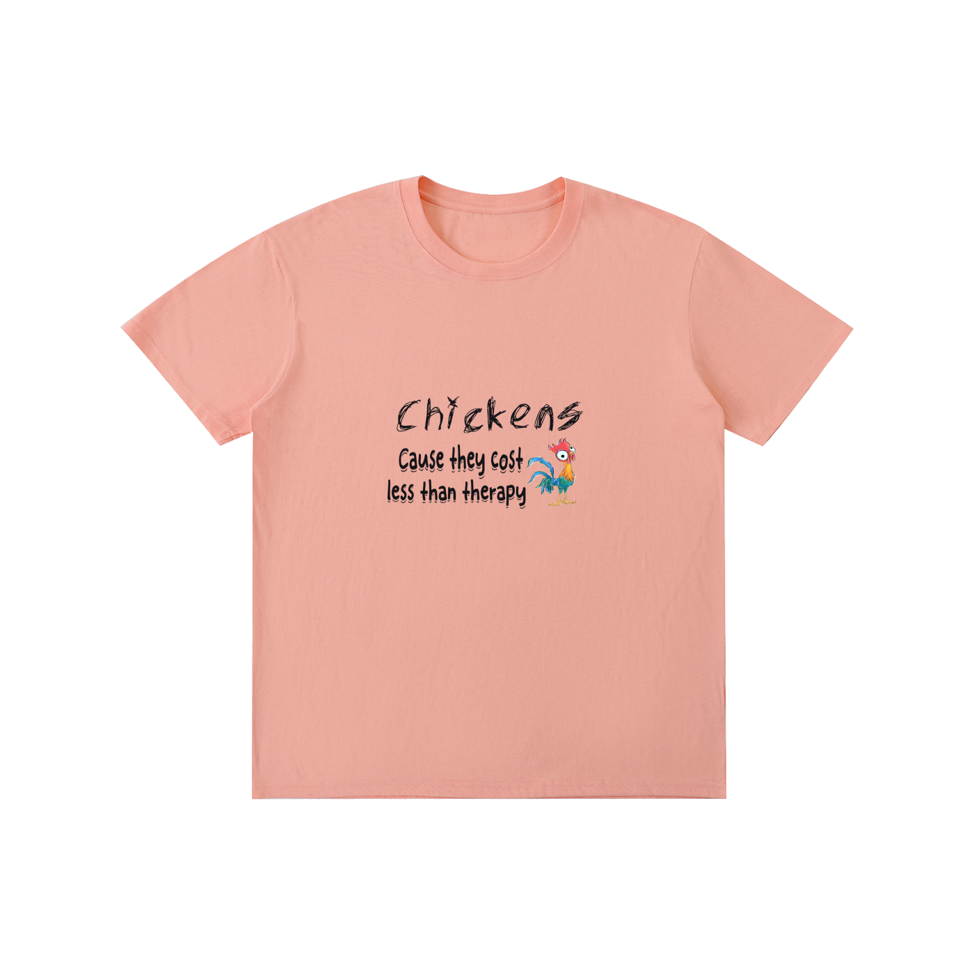 Pure Cotton Unisex T-Shirt funny chicken tshirt