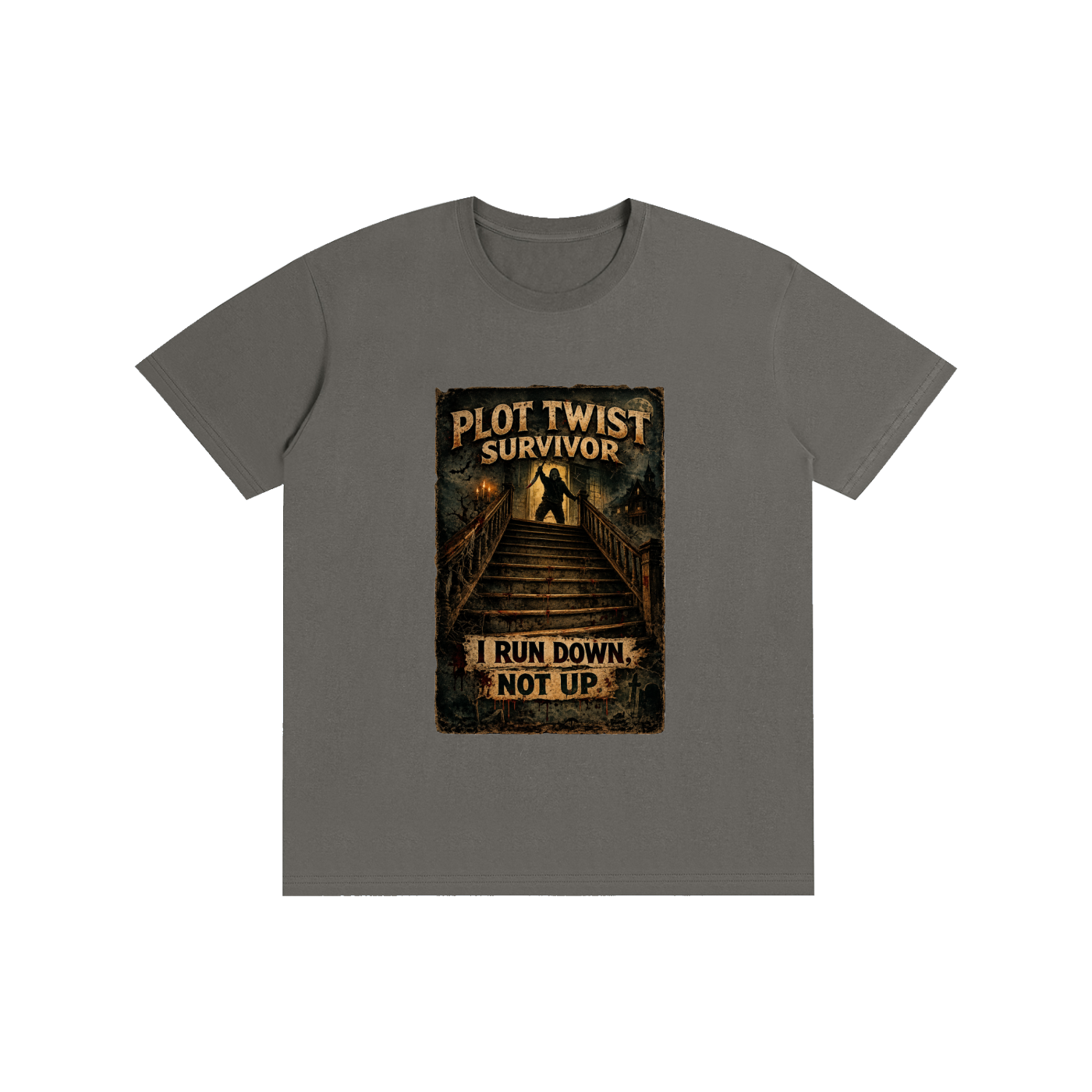 Pure Cotton Unisex T-Shirt plot twist survivor