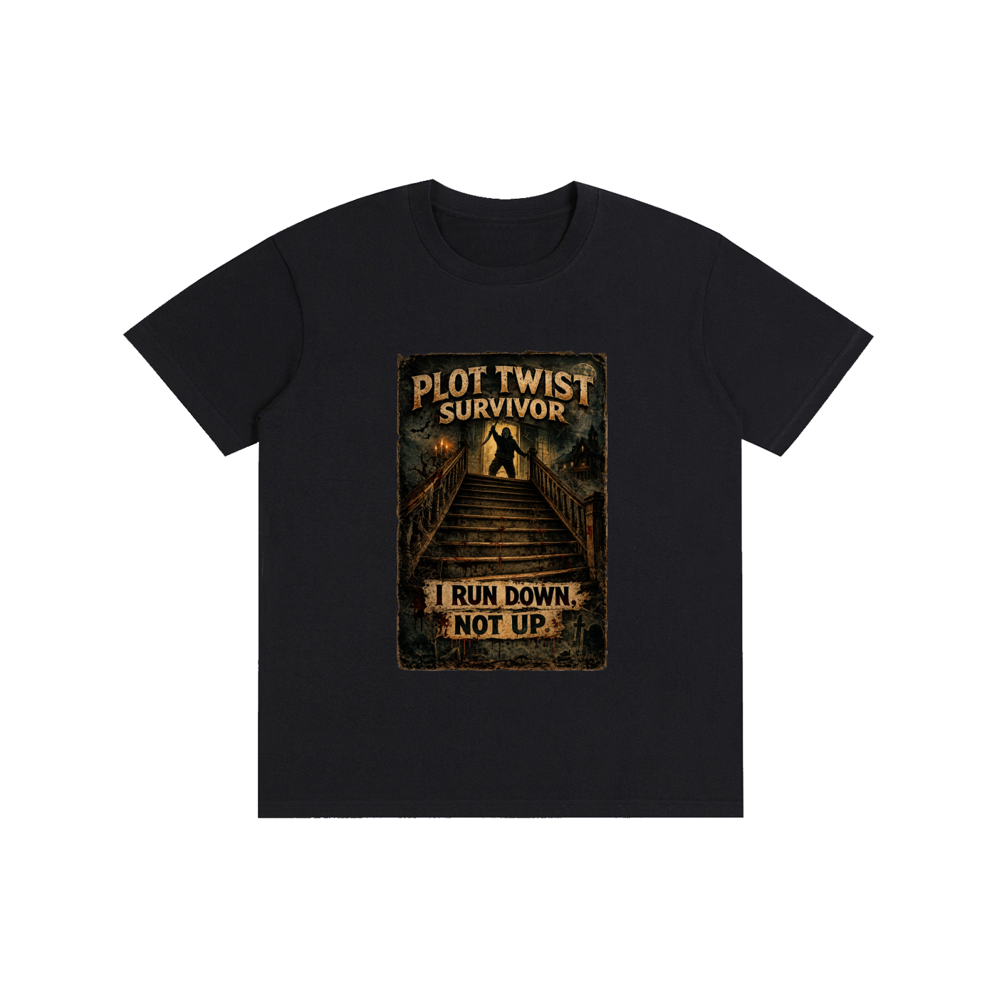 Pure Cotton Unisex T-Shirt plot twist survivor